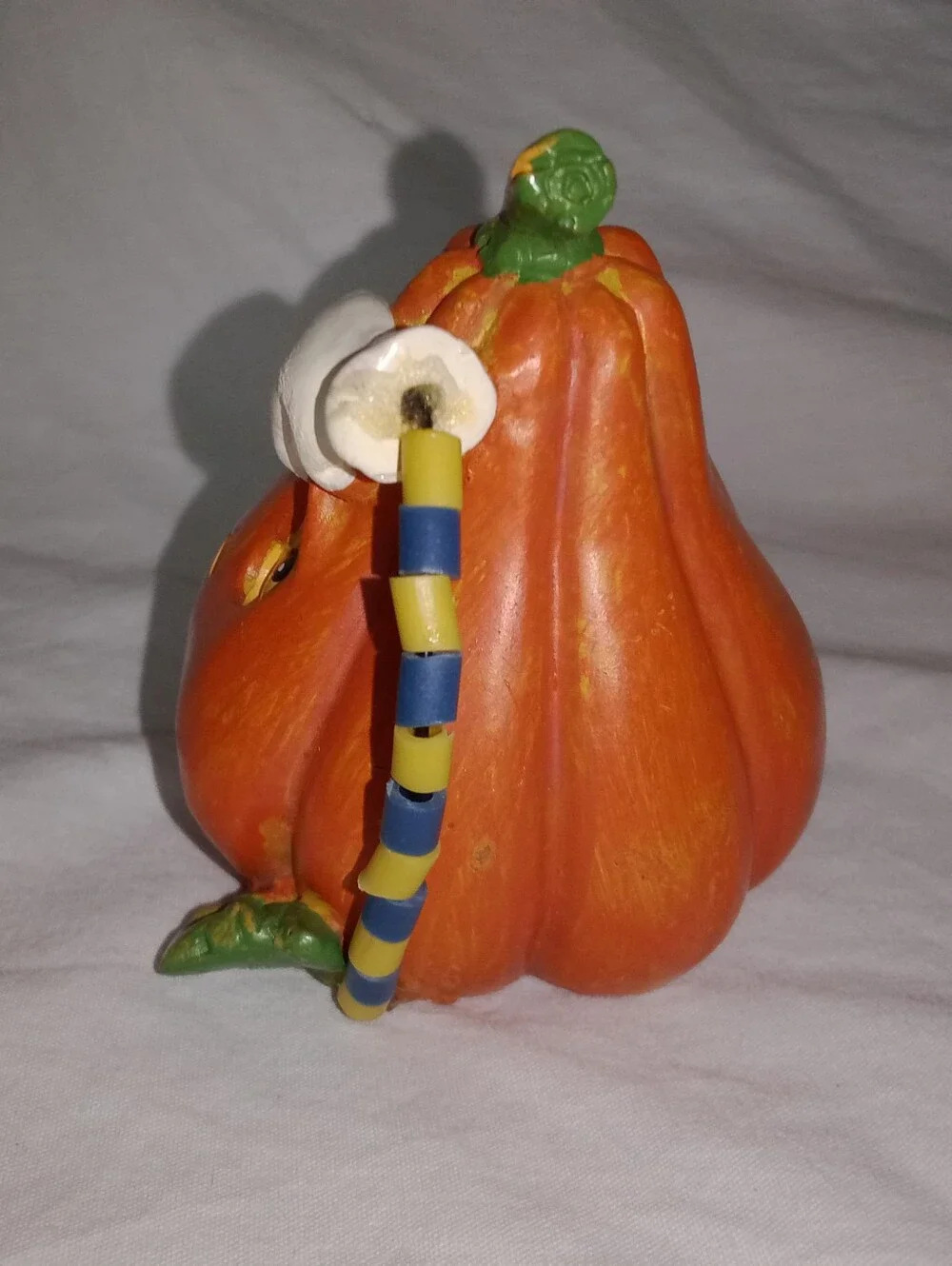 Halloween Funny Pumpkin Jack O Lantern Face Spooky Arms Figurine 3